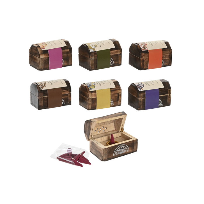 Brûleur d'huiles essentielles Home ESPRIT Bois de manguier Mandala Indien 9,5 x 5,5 x 6 cm Encens (6 Unités) (10 Unités) Brûleur d'huiles essentielles Home ESPRIT Bois de manguier Mandala Indien 9,5 x 5,5 x 6 cm Encens (6 Unités) (10 Unités)