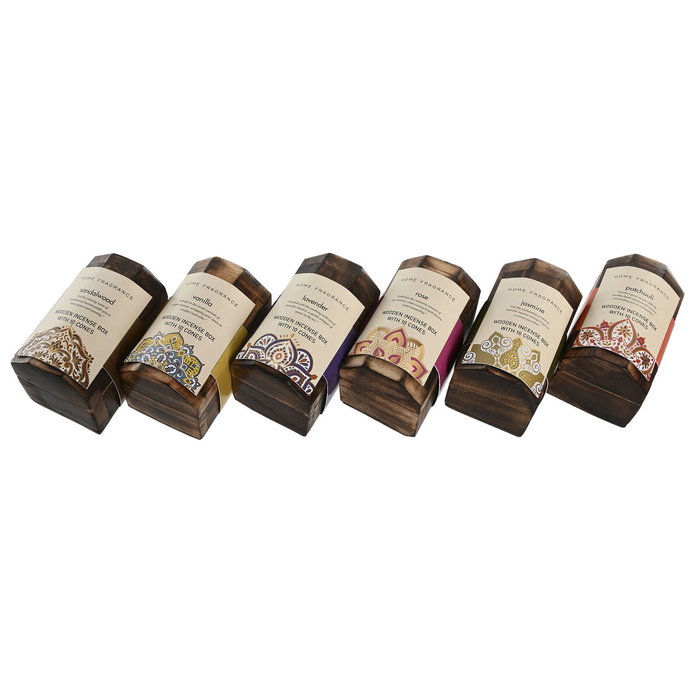 Brûleur d'huiles essentielles Home ESPRIT Bois de manguier Mandala Indien 9,5 x 5,5 x 6 cm Encens (6 Unités) (10 Unités) Brûleur d'huiles essentielles Home ESPRIT Bois de manguier Mandala Indien 9,5 x 5,5 x 6 cm Encens (6 Unités) (10 Unités)