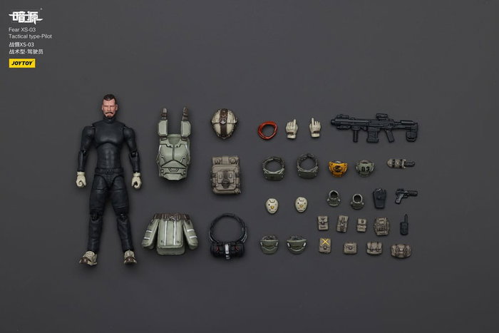 Battle For the Stars figurine Fear XS-03 Tactical type-Pilot 12 cm
