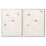 Home ESPRIT Toile Blanc Fleurs Shabby Chic (Lot de 2)