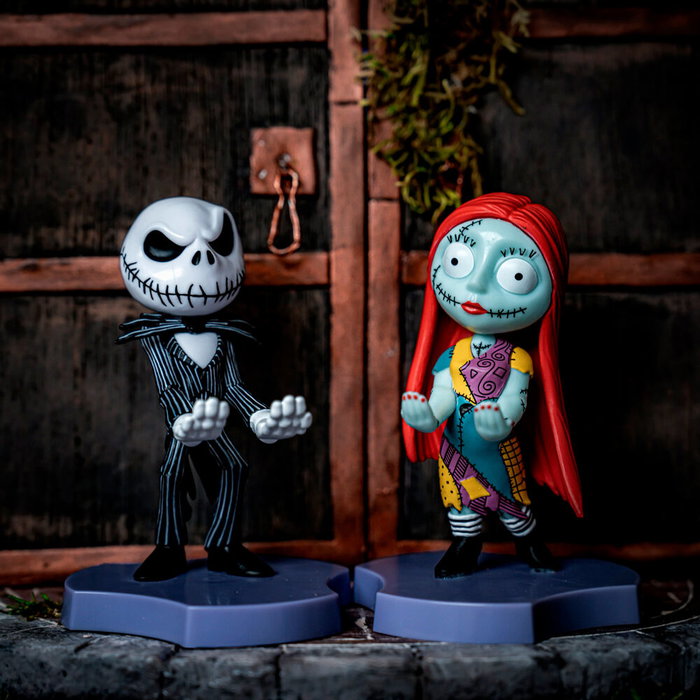 EXQUISITE GAMING Support d'écouteurs Mini Cable Guy Jack Skellington La Nuit avant Noël Disney - 8x8x11 cm