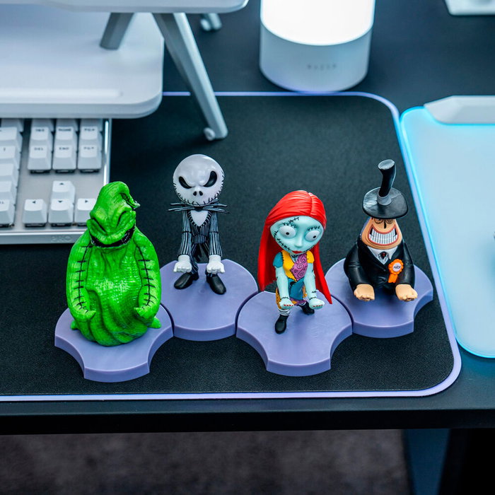 EXQUISITE GAMING Support d'écouteurs Mini Cable Guy Jack Skellington La Nuit avant Noël Disney - 8x8x11 cm