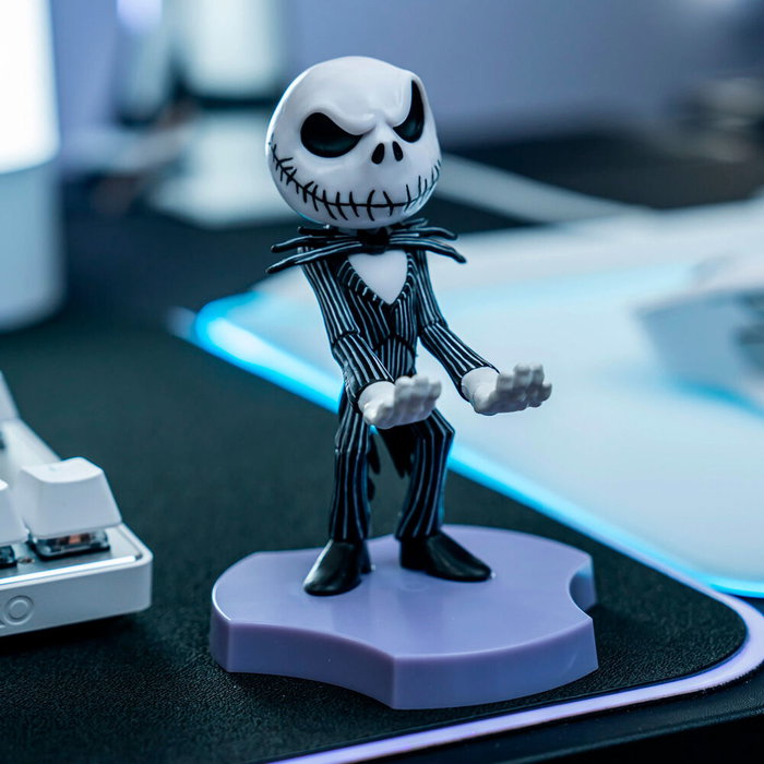 EXQUISITE GAMING Support d'écouteurs Mini Cable Guy Jack Skellington La Nuit avant Noël Disney - 8x8x11 cm