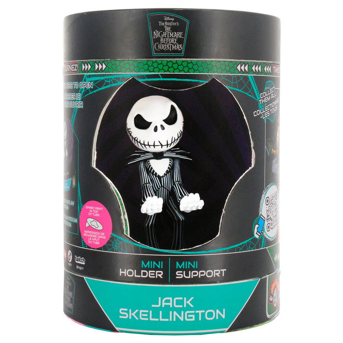 EXQUISITE GAMING Support d'écouteurs Mini Cable Guy Jack Skellington La Nuit avant Noël Disney - 8x8x11 cm