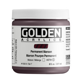 Golden Peinture Acrylique Heavy Body Grenat Permanent 237 ml