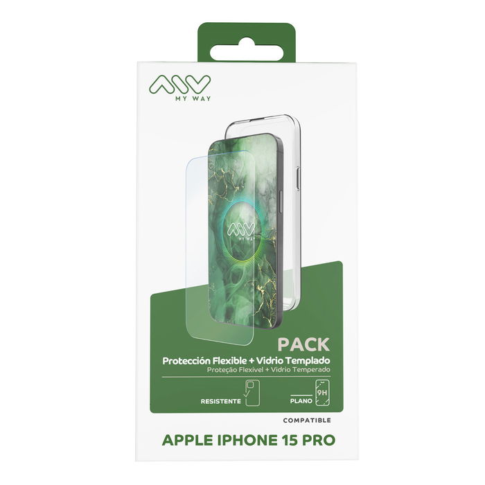 Housse et Protecteur pour Téléphone Portable Myway iPhone 15 Pro