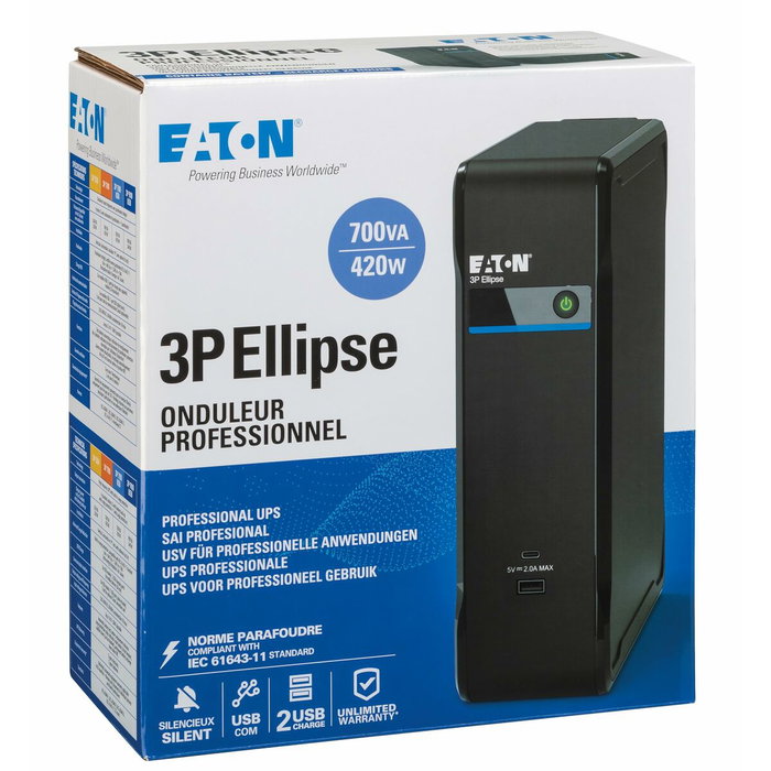 Eaton 3P Ellipse 700 USB DIN 420 W