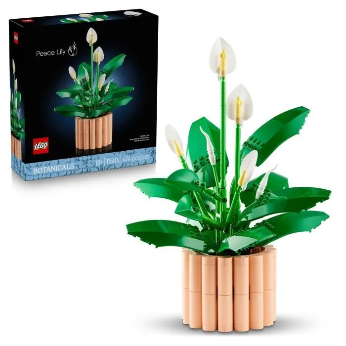 LEGO 11504 Botanicals - Set de Construction Les Fleurs de Lune - Plante Artificielle Décorative pour Adulte LEGO 11504 Botanicals - Set de Construction Les Fleurs de Lune - Plante Artificielle Décorative pour Adulte