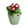ELHO Vibia Campana Easy Hanger Small - Pot de fleurs de balcon 24.1 * 20.5 * 26.5 cm - Vert Pistache - Extérieur - Polypropylène régénéré