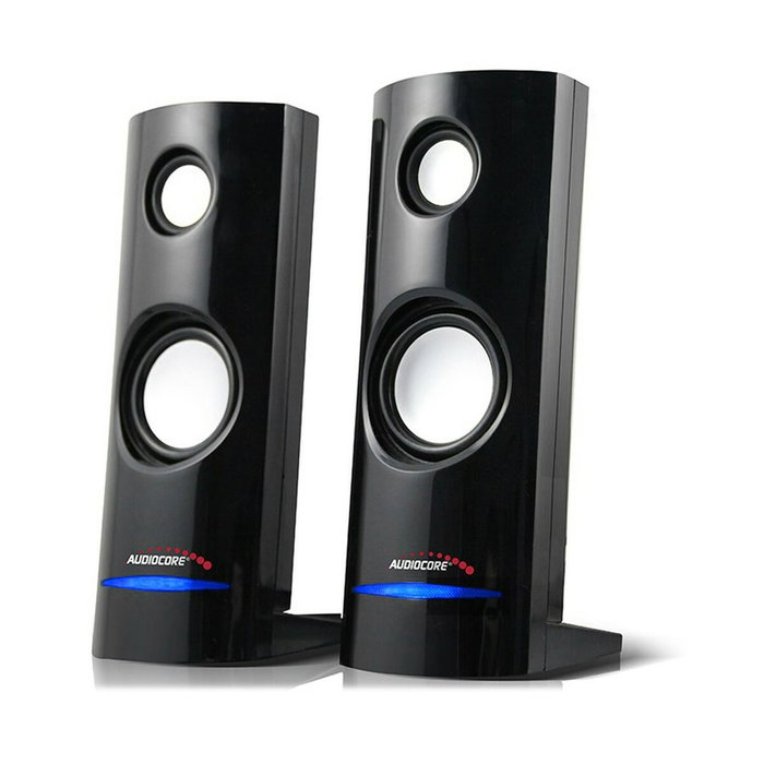 AudioCore AC860 Haut-parleurs de PC Noir 4 W