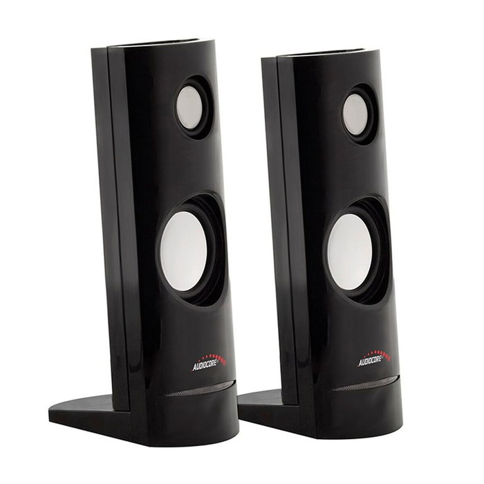 AudioCore AC860 Haut-parleurs de PC Noir 4 W