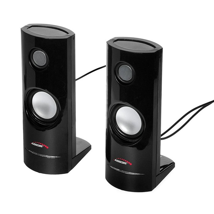 AudioCore AC860 Haut-parleurs de PC Noir 4 W