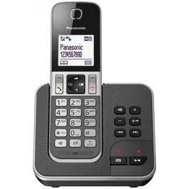 Panasonic KX-TGD320FRG - Téléphone sans fil avec répondeur, base et combiné, mains libres et afficheur d'appelant - Clavier français