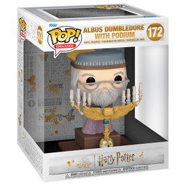 Funko Pop Harry Potter Deluxe Dumbledore avec podium