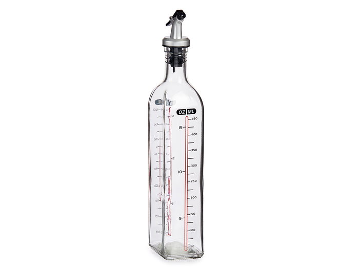Vivalto Huilier avec doseur 500 ml verre plastique silicone transparent 5.5x30.5x5.5 cm (Set de 24) Vivalto Huilier avec doseur 500 ml verre plastique silicone transparent 5.5x30.5x5.5 cm (Set de 24)