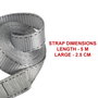 Master Lock Sangle d'arrimage grise avec boucle en Zamac 5m 3112EURDAT