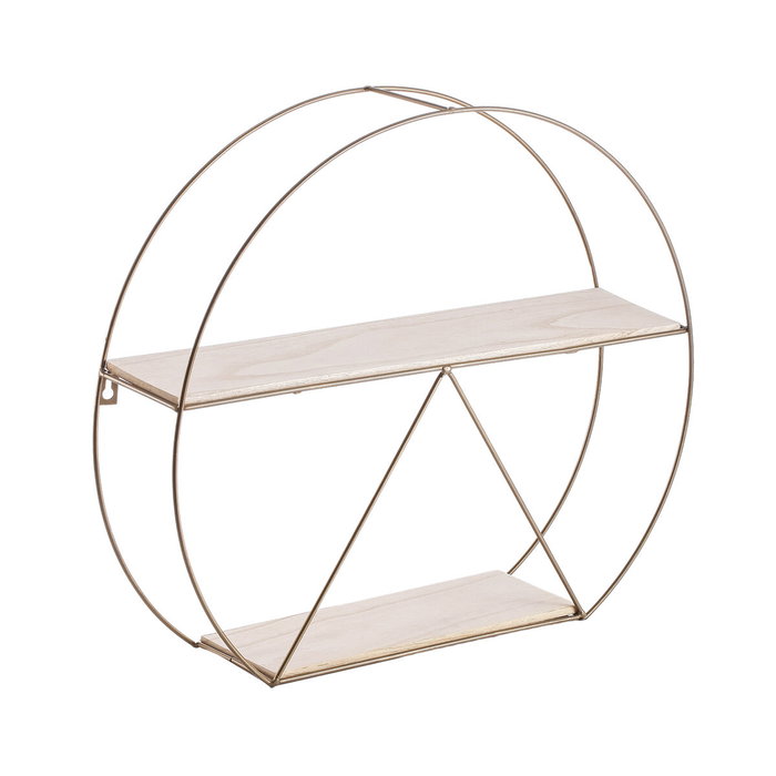 Vinthera Moa Étagère Bureau Acier et Paulownia 50x12 cm (6 Unités)