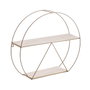 Vinthera Moa Étagère Bureau Acier et Paulownia 50x12 cm (6 Unités)
