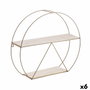 Vinthera Moa Étagère Bureau Acier et Paulownia 50x12 cm (6 Unités)