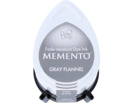 Tsukineko MEMENTO Almohadilla de tinta gris franela translucide 32x50mm