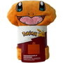 Pokemon Plaid à capuche 3D Salamèche orange 120x150 cm