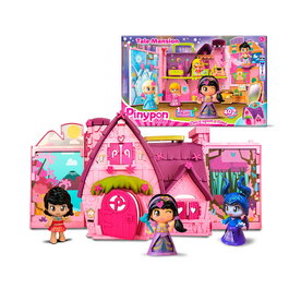 Famosa Pinypon - Maison des Contes PNY89000 - Maletín avec Princesse Jasmine, Chambre Rotative, Accessoires - Jeu de Rôle - Enfant +4 Ans