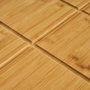 BigBuy Home Découpeur de Pizza Naturel Bambou 40 x 30 x 1,5 cm