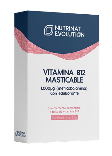 NUTRINAT EVOLUTION Vitamine B12 masticable 30 comprimés NUTRINAT EVOLUTION Vitamine B12 masticable 30 comprimés