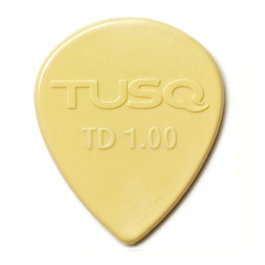 Graphtech TUSQ Tear Drop Médiator 1mm Vintage (Warm) Rétro – Lot de 6 avec Harmoniques Intégrés