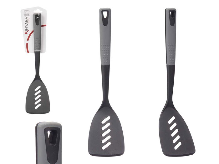 Kinvara Rasera de cuisine 8x33x6 cm gris noir plastique TPR PBT (Set de 24) Kinvara Rasera de cuisine 8x33x6 cm gris noir plastique TPR PBT (Set de 24)