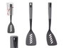 Kinvara Rasera de cuisine 8x33x6 cm gris noir plastique TPR PBT (Set de 24)