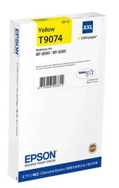 Epson C13T90744N C13T907440 Cartouche d'encre originale jaune XXL 69 ml pour WorkForce Pro WF-6090 WF-6590