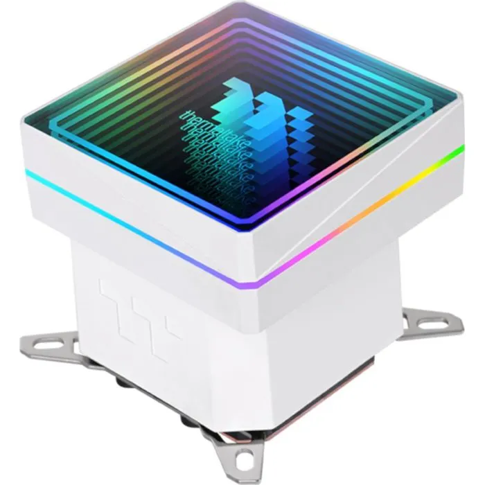 Thermaltake TH360 V3 A-RGB Sync Snow CL-W468-PL12SW-A - Watercooling AIO pour CPU - Ventilateur 360 mm ARGB - Compatible Intel LGA et AMD AM5/AM4 - Blanc