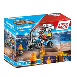 Playmobil Starter Pack Stuntshow Quad avec rampe de feu