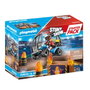 Playmobil Starter Pack Stuntshow Quad avec rampe de feu