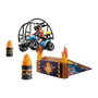Playmobil Starter Pack Stuntshow Quad avec rampe de feu