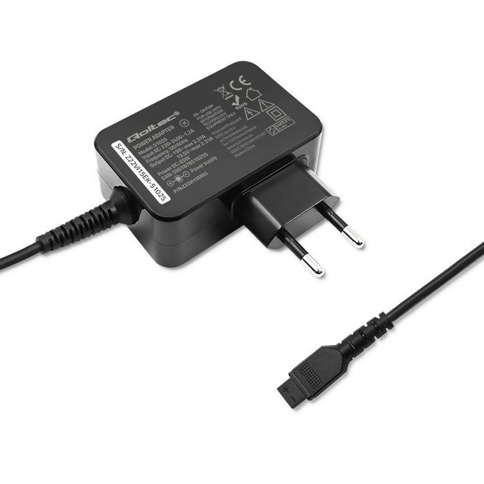 Chargeur d'ordinateur portable Qoltec 51025 45 W Chargeur d'ordinateur portable Qoltec 51025 45 W