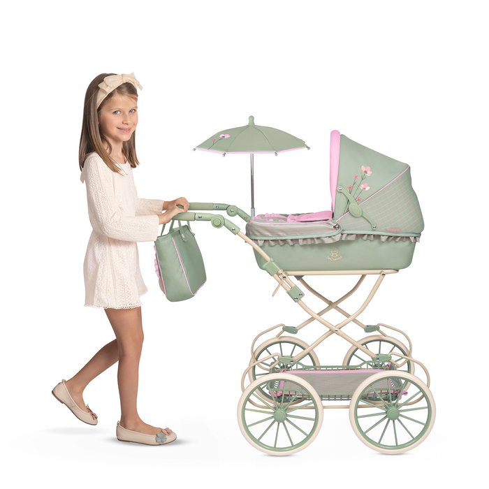 Decuevas Coche de Muñeca Plegable Botanic avec Ombrelle et Sac Decuevas Coche de Muñeca Plegable Botanic avec Ombrelle et Sac