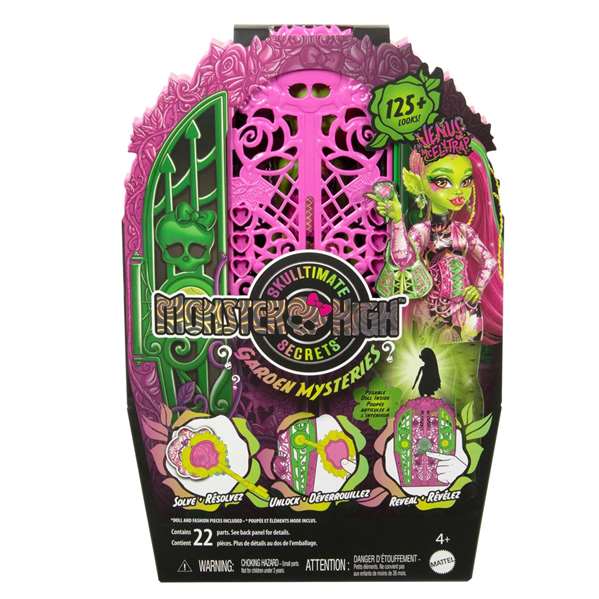 Mattel - Monster High - Poupée Venus McFlytrap avec garde-robe, vêtements et accessoires - À partir de 4 ans Mattel - Monster High - Poupée Venus McFlytrap avec garde-robe, vêtements et accessoires - À partir de 4 ans
