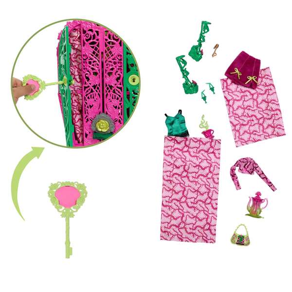 Mattel - Monster High - Poupée Venus McFlytrap avec garde-robe, vêtements et accessoires - À partir de 4 ans Mattel - Monster High - Poupée Venus McFlytrap avec garde-robe, vêtements et accessoires - À partir de 4 ans