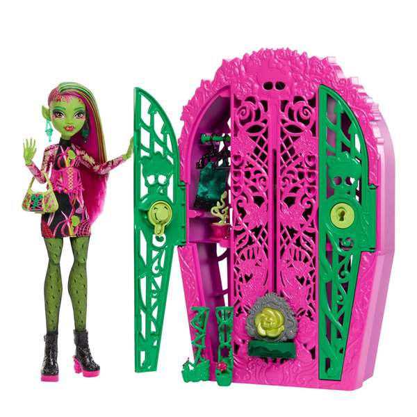 Mattel - Monster High - Poupée Venus McFlytrap avec garde-robe, vêtements et accessoires - À partir de 4 ans Mattel - Monster High - Poupée Venus McFlytrap avec garde-robe, vêtements et accessoires - À partir de 4 ans