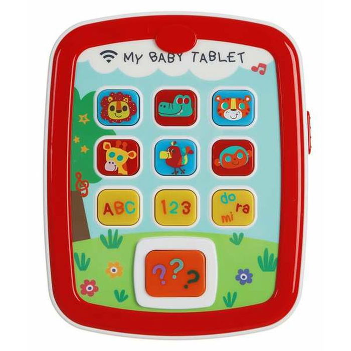 Jouet interactif pour bébé My Baby Tablet 18 x 14 x 3 cm Jouet interactif pour bébé My Baby Tablet 18 x 14 x 3 cm