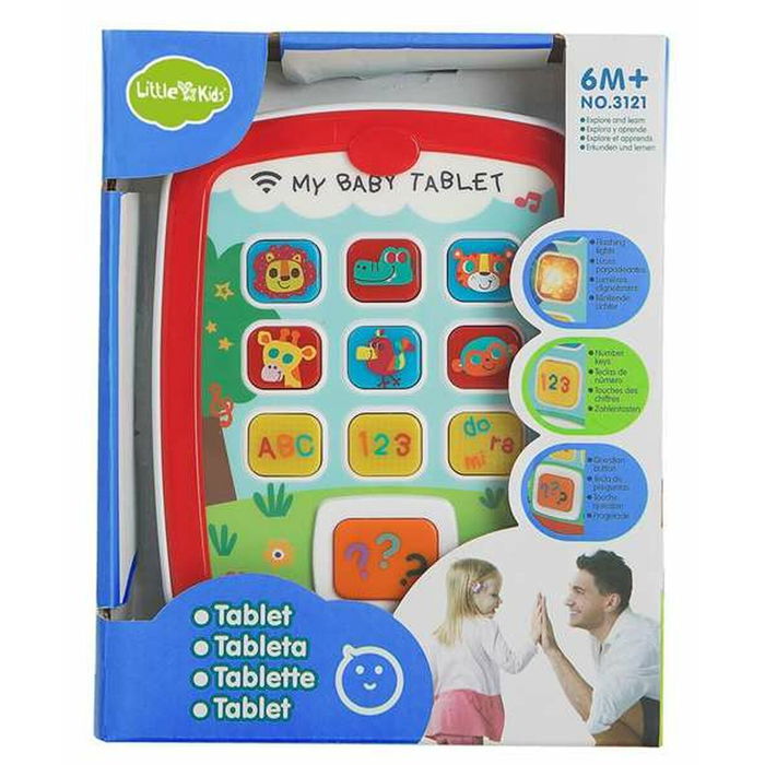 Jouet interactif pour bébé My Baby Tablet 18 x 14 x 3 cm Jouet interactif pour bébé My Baby Tablet 18 x 14 x 3 cm