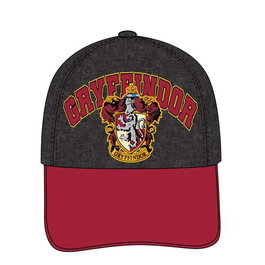 Casquette visière courbe adulte Harry Potter Gryffindor 58 cm Noir