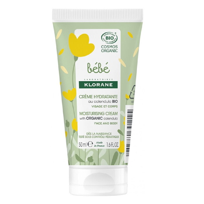 Klorane BÉBÉ BIO Crème Hydratante Visage et Corps 50 ml