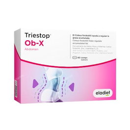 ELADIET Triestop Ob-X Abdomen 60 comprimés – Complément alimentaire minceur