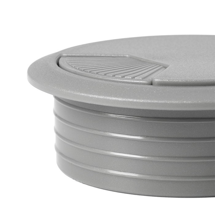 HERRAJES ALK Passe-câble rond ø60 mm pour intérieur et extérieur H20 RAL9006