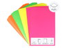 Innspiro Set de 20 feuilles en mousse EVA néon adhésives, 4 couleurs