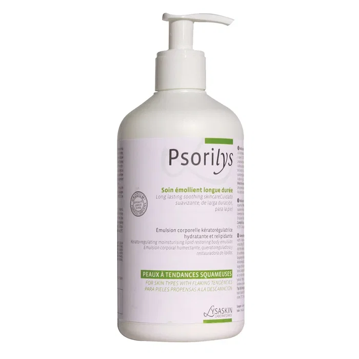 Lab Lysaskin Psorilys Émulsion corporelle protectrice et hydratante 500 ml