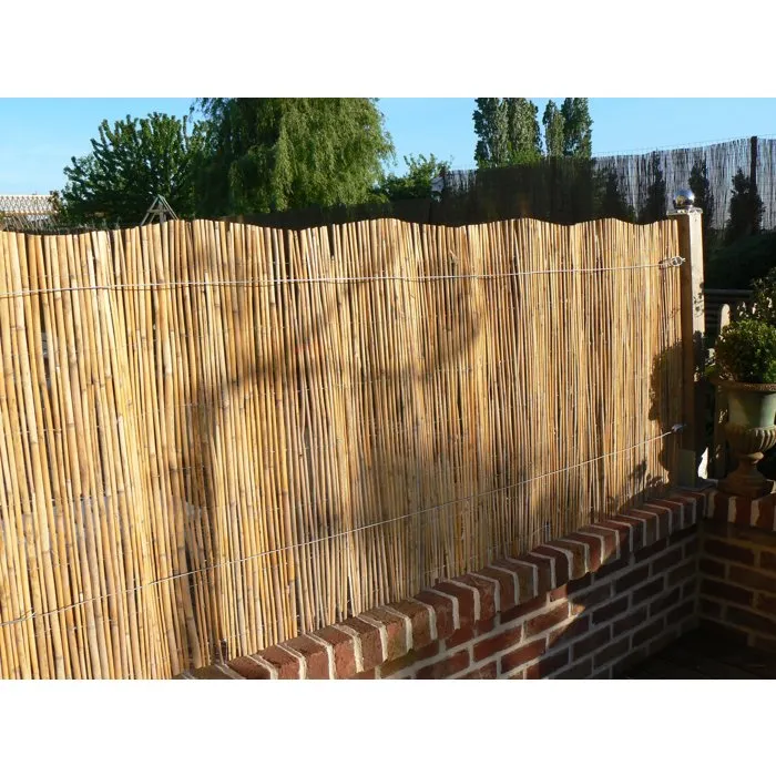 Nature - Canisse brise-vue en roseaux fendus naturels - Dimension 3 m x 1 m